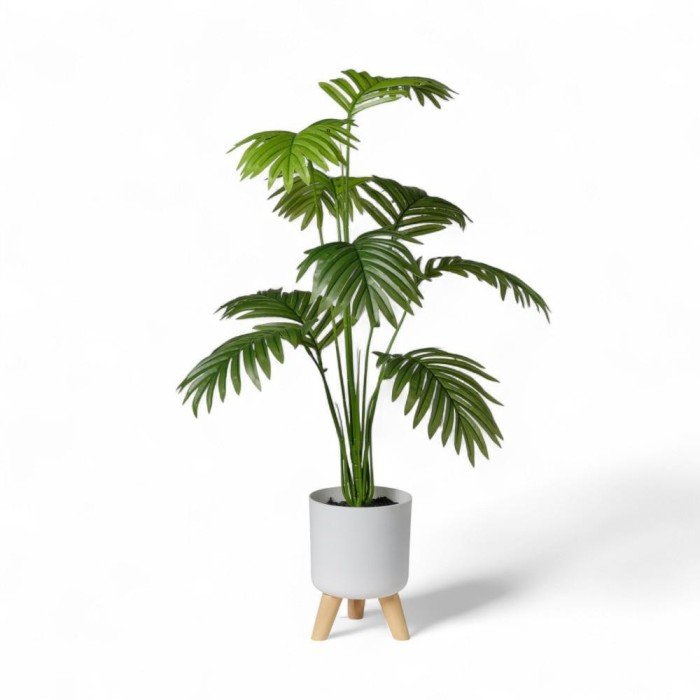 PALMA IN VASO H90 CON 9 FOGLIE